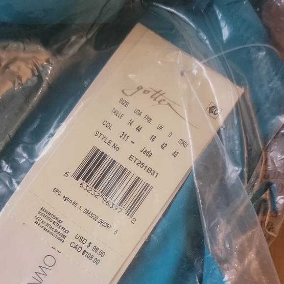 Profile by Gottex Tutti Frutti Solid Women’s Ruffle Square Neck Tankini Top NEW! - Picture 4 of 9